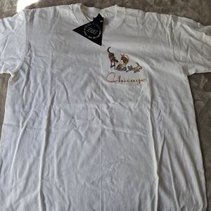 White Chicago Graphic Men's T-Shirt